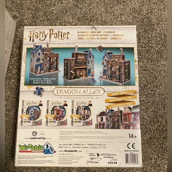 Harry Potter 3D Puzzle Olivander’s Wand Shop - Picture 2 of 3